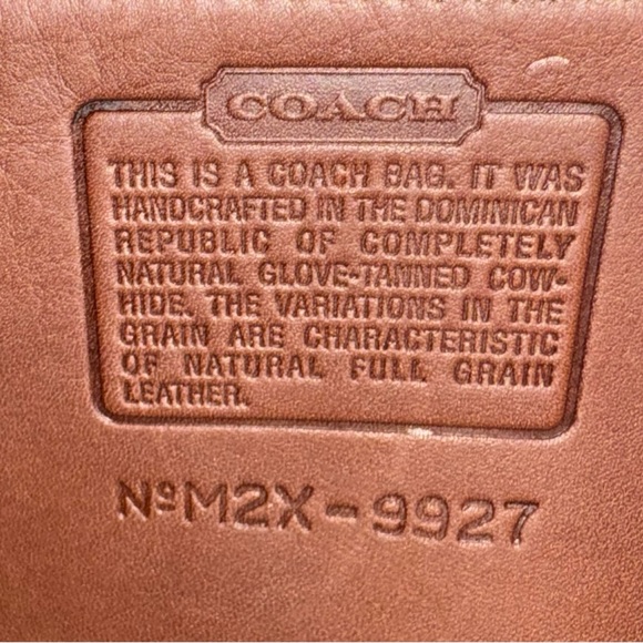 ❤️SOLD❤️Vintage Coach Mahogany Willis Bag 9927 Pristine - Picture 10 of 12